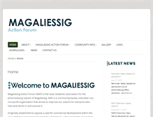 Tablet Screenshot of magaliessig.co.za